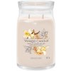 YANKEE CANDLE Signature sklo 2 knôty Vanilla Creme Brulée 567 g
