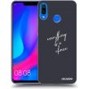 Picasee silikónový čierny obal pre Huawei Nova 3 - Všetko je na tebe