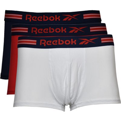 Reebok Mens Sports Trunk GARRELS 3P vector red/white/vector navy