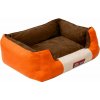 Verk 19502 Psie lôžko veľkosť M, 70 x 55 x 18 cm, hnedo-oranžové