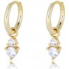 Olivie Strieborné náušnice DARA GOLD 8696 Ag 925; ≤1,9 g.