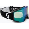 Lyžiarske okuliare SCOTT Shield black/white/amp aurora green chrome
