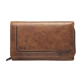 Lagen dámska kožená peňaženka Brown HT 32 V