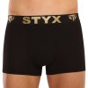 Pánske boxerky Styx / KTV športová guma čierne - čierna guma (GTC960) XXL 120 dní na výmenu alebo vrátenie tovaru!