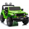 LEAN CARS Elektrické autíčko Jeep 4x4, 24V - zelené - 4x200W- BATÉRIA - 24V7Ah - 2026