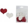 Dekoračné srdiečko 12 ks D5917