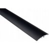 DILATAČNÁ LIŠTA 3,7cm ČIERNA HLINÍKOVÁ ANÓDA prah ČIERNY 93cm šírka 37mm