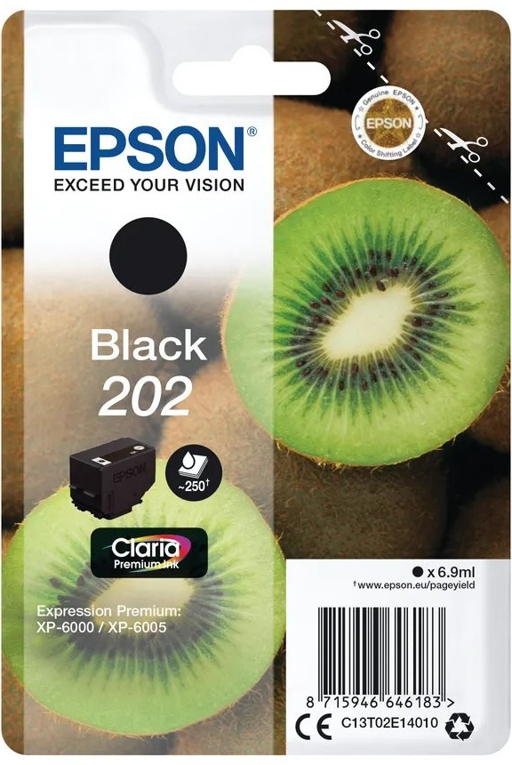 Epson 202 Black - originálny