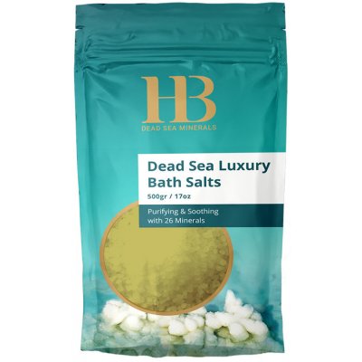 HB Luxusná soľ do kúpeľa, žltá - vanilka