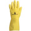 DELTA Delta Plus LATEXOVÉ RUKAVICE FLOKOVANÉ BAVLNOU VE200 - DĹŽKA 30 CM - Žltá, 6/7 Žltá, 6/7