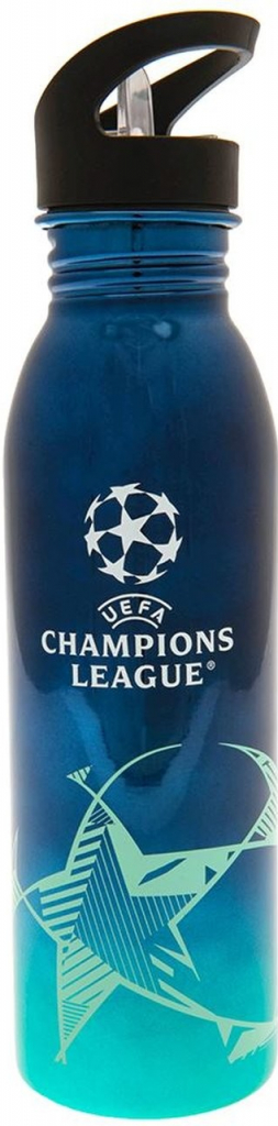 UEFA Champions League Nerezová láhev na pití metalická Liga mistrů Znak 750 ml