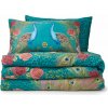 Zelenomodré obliečky na dvojlôžko z bavlneného saténu 200x200 cm Xanadu Peacock – Matthew Williamson
