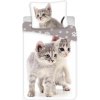 Obliečky s bielymi mačkami