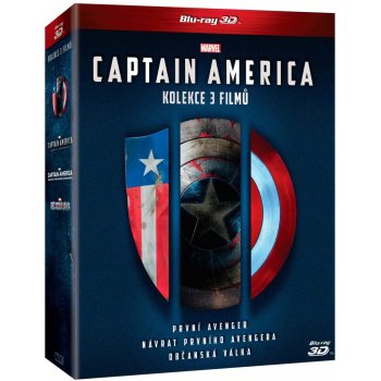 Trilogie: Captain America 1.-3. BD