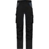 James & Nicholson Kalhoty JN 1812 (94-110) Slim Line do pasu, strečové COT02112L809s1-black/carbo Černá/carbon 106