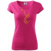 Volejbal zlatá - Dámske tričko Pure - 2XL ( Purpurová )