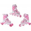Raven Princess 3v1 růžové dětské kolečkové brusle POUZE EU 34-37 (VÝPRODEJ)