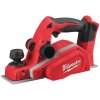Milwaukee M18 BP-0 Aku hoblík se záběrem 82 mm. Bez aku