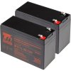 Batéria pre záložné zdroje Sada batérií T6 Power pre APC Smart-UPS SUA750RMI2U, VRLA, 12 V (T6APC0016_V86924)