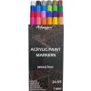 Artmagico Premium akrylové markery jemný hrot 1,0 mm sada 24 ks
