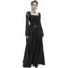 Devil Fashion šaty Black elegant gothic
