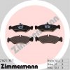 Sada brzdových platničiek kotúčovej brzdy ZIMMERMANN 21621.170.1