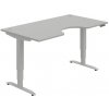 OFFICE PRO s.r.o. HOBIS ergo elektr.staviteľný stôl 160 cm, pamäť. ovláda. - MSE 3M 1600, sivá