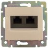 Legrand Slovensko, s.r.o. Valena - 774139 - Dátová zásuvka 2xRJ45 UTP Cat.5e - Béžová