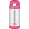 Thermos FUNtainer - detská termoska so slamkou a vlastným popisom -ružová 355 ml Veľkosť: ks