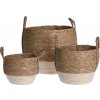 Obal na kvetináč sada 3 ks pletený SIENA KO-KR2000820