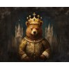 ZUTY Obrazy na stenu - Medveď kráľom Rámovanie: vypnuté plátno na rám, Rozmer: 80x100 cm