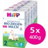 HiPP 2 BIO KOZIE MLIEKO následná mliečna dojčenská výživa (od ukonč. 6. mesiaca) 5x400 g
