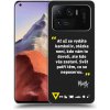 Picasee silikónový čierny obal pre Xiaomi Mi 11 Ultra - Kazma - SVĚT PATŘÍ TĚM, CO SE NEPOSEROU