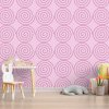 Sablio Tapeta Ružové špirály - 336x220 cm
