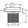 Tece Drainpoint S tesniaci uzáver cm 3660011