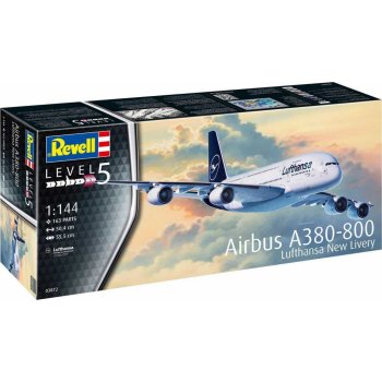 Revell Plastic ModelKit letadlo 03872Airbus A380-800 Lufthansa New Livery 1:144