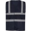 YOKO HI-VIS HVW120 / Sieťovaná bezpečnostná vesta - navy M