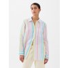 GAP Ľanová košeľa Boyfriend Shirt Viacfarebná XXS