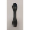 Humangear GoBites Uno lyžica/vidlička Dark Grey