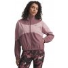 Dámska bunda Under Armour, RIVAL WOVEN JACKET Vínová,Ružová, S
