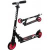 mamido Veľká skladacia Hulajnoga H7 v čierno-červenej farbe, R-Sport kolieska 145 mm, nosnosť do 100 kg