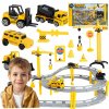 Pretekárska Dráha so Staveniskom, Hračka - Mega Set 5 Vozidiel