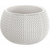 Prosperplast Kvetinac Splofy Bowl 290x195 mm biely