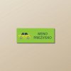 Nažehľovacie menovky na oblečenie (Kopírovat) - 3ks, Obdĺžnik 4,4 × 1,7 cm, Zelené auto, Zelená