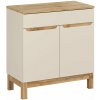Súprava skrinka Comad Bali Cashmere BALI CASHMERE 82-80-46-2D, doska na skrinku Comad Adel Oak BLAT UN. 89-80-B WOTAN