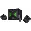 FENDA F&D repro F550X/ 2.1/ 56W/ černé/ BT4.0/ NFC/ FM rádio/ USB/SD přehrávání/ dálkové ovládání