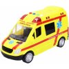 Wiky Auto ambulance záchranáři plast 21cm na baterie se světlem a zvukem