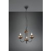 TRIO 101700332 LIVIA luster 3xE14 D468mm čierna matná, zlatá