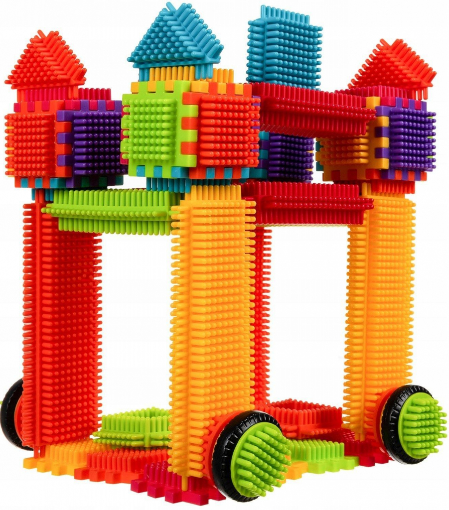 Kruzzel 20376 Farebná konštrukčná stavebnica Hedgehog Blocks 192 ks