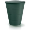 Sud na dažďovú vodu 210L SMOOTH IDSM210-G851 zelený plastový PROSPERPLAST